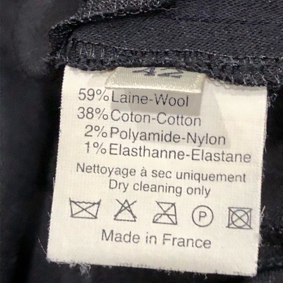 Chic LANVIN Black Stretch Wool Equestrian Trousers 42 10 $800 - Picture 11 of 11